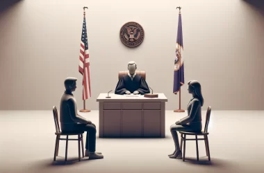 courtroom setting