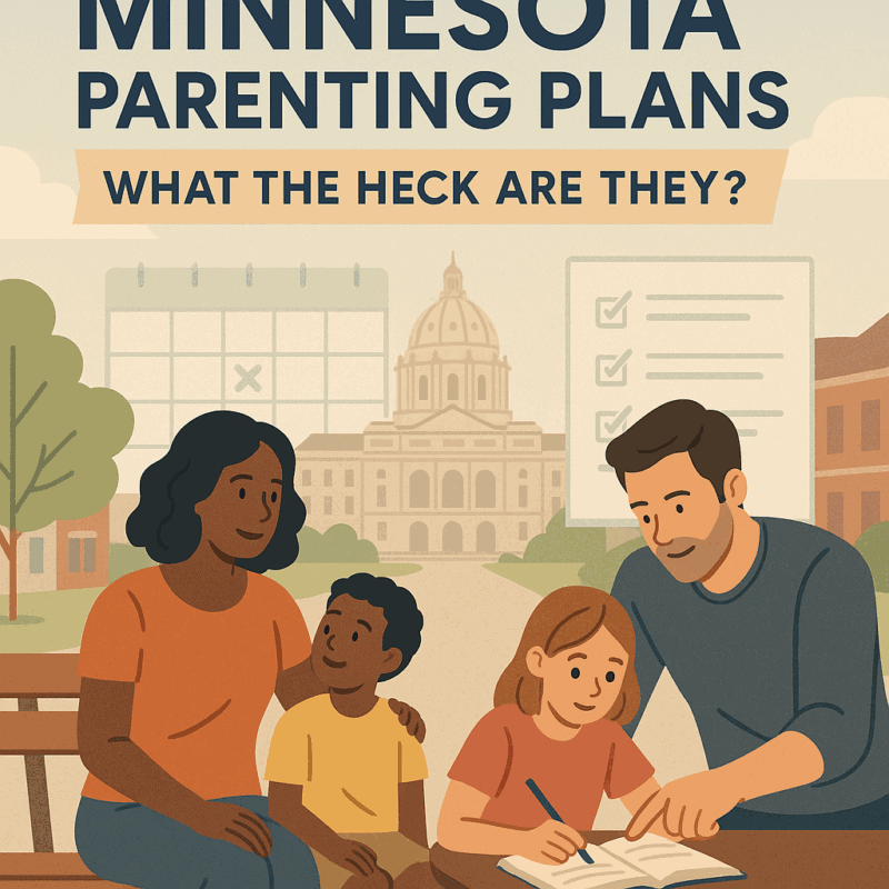 Picture of Couple working on parenting plan