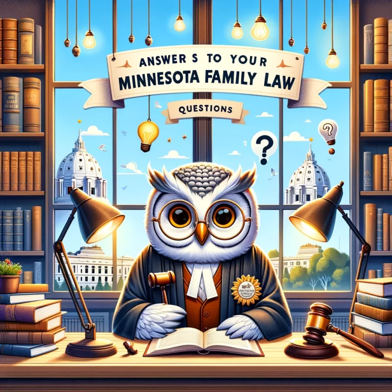 image of owl dispensing legal advice.