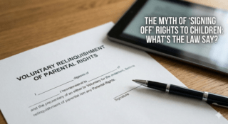 Signing off Father's Rights