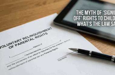 Signing off Father's Rights