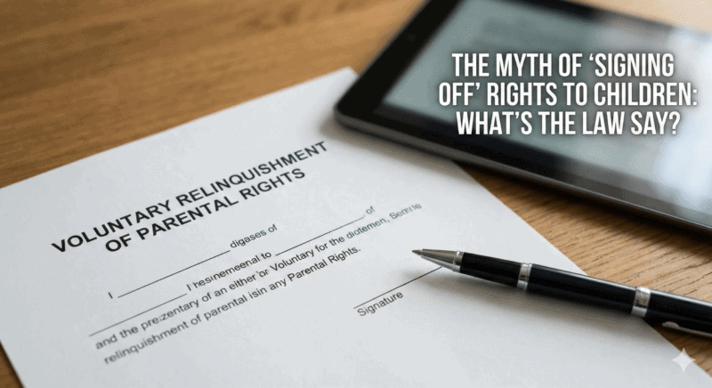 Signing off Father's Rights